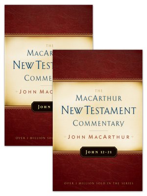 cover image of John Volumes 1 & 2 MacArthur New Testament Commentary Set